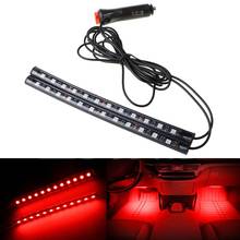 New Signal Lamp Red 2X12 LED Car Interior Footwell Floor Decor Atmosphere Light Neon Strips 2024 - buy cheap