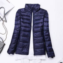 Women's Jacket Coat Female Jacket  Autumn Winter Jackets for Women Duck Down Ultra Thin Plus Size 5XL 6XL female jacket spring 2024 - buy cheap