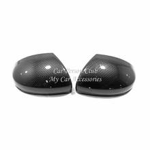 For Honda Fit  JAZZ 2014-2019 Door Rear View Mirror Cover Side Rearview Molding Panel Trims ABS Chrome Car-Styling Accessories