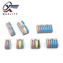 Conector de cableado de cable compacto, bloque de terminales del Conductor con palanca 212-2,5 mm2 213 SPL-2/215, Pin 0,08 Pin-314 Pin-3/4, color nuevo 2024 - compra barato