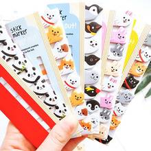 Kawaii Memo Pad Bookmarks Creative Cute Cat Panda Sticky Notes index Posted It Planner Stationery School Supplies Paper Stickers 2024 - buy cheap