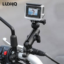 Suporte da câmera da motocicleta bicicleta guiador espelho montagem suporte de metal para yamaha mt 07 fz16 fazer 1000 majestade 250 fz 16 fz8 2024 - compre barato
