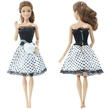 Design de moda princesa vestido de festa de casamento vestido de flor elegante saia roupas para barbie boneca acessórios menina brinquedo diy 2024 - compre barato
