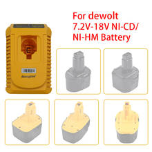 Damupine-carregador de bateria de níquel dc9310, para dewolt 7.2v/9.6v/12v/14.4v/18v com plug au, ru e eua, plugue dc9319 de9315 2024 - compre barato