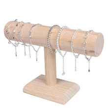 Suporte de madeira para braceletes, relógio tipo t-bar organizador para exibição de joias 2024 - compre barato