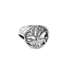 Модные S925 стерлингового серебра Древо жизни кольцо Высокое качество серебро Claddagh кельтский Байкер кольцо для мужские Для женщин 952B 2024 - купить недорого
