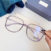 XojoX Anti Blue Light Glasses Frame Women Fashion TR90 Spectacles Frame Men Computer Eyeglasses Transparent Optical Eyewear 2024 - buy cheap