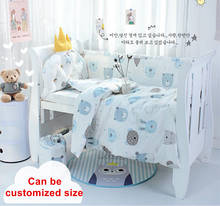Baby Bedding Sets Baby Bed Bumpers Crib Cushion Protector Quilts Duvet Covers Newborns Room Decor 2024 - buy cheap