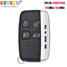 KEYECU-llave de coche con Control remoto inteligente, accesorio para Land Rover Range Rover Evoque Sport LR2 LR4 2012- 2015, Fob, 5 botones, FCC ID: KOBJTF10A 2024 - compra barato