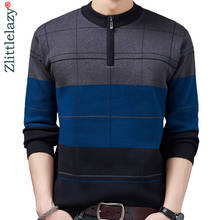 2022 Casual Thick Warm Winter Zipper Knitted Pull Sweater Men Wear Jersey Dress Pullover Knit Mens Sweaters Male Fashions 02149 2024 - buy cheap