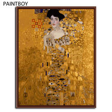 Mrs. Bauer Klimt Oil Painting Frameless Picture Painting By Numbers DIY Digital Canvas Oil Paintng Home Decor Living Room G321 2024 - купить недорого