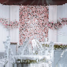 JAROWN искусственный цветок стена свадебный фон Настенный декор Шелковый поддельный цветочный фон для фотографий Окно Магазин вечерние цветы строк 2024 - купить недорого
