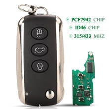 Bilchavev 3+1 Buttons For Bentley Continental GT Flying 2006-2016 Spur Smart Key 315/433Mhz ID46 Chip PCF7942 2024 - buy cheap