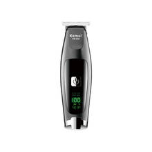 Maquinilla eléctrica para cortar el pelo para hombres, afeitadora inalámbrica recargable con pantalla Lcd, cuchilla de acero al carbono, máquina de afeitar para Barba, F35 2024 - compra barato