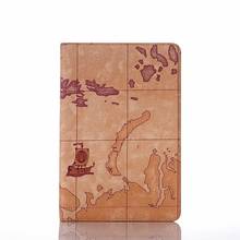 World map pattern Leather Tablet Case For Apple Ipad Mini 5 7.9 inch Case For Ipad Mini 5 Smart Cover Stand Coque Funda+pen 2024 - buy cheap