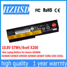 10.8V 57Wh/6cell New Original X200 Laptop Battery for lenovo 42t4540 42t4649 42t4825 43t9254 42t4646 42t4647 X200s X201 X201s 2024 - buy cheap