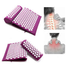 Acupuncture Massage Mat Acupressure Mat Pillow Body Back Massage Pain Relieve Relax Yourself Relaxation Cushion Bag DROP SHIP 2024 - buy cheap