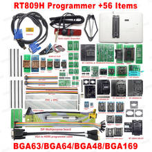 100% Original Universal RT809H EMMC-Nand FLASH Programmer + 56 ADAPTERS WITH BGA169 BGA48 BGA63 BGA64 Adapters 2024 - buy cheap
