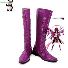 CosplayLove The Labyrinth Of Magic Ren Kouha Pink Purple Shoes Cosplay Long Boots Custom Made For Halloween Christmas 2024 - buy cheap