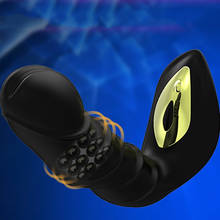 Sexshop massageador de próstata masculino, nova rotação vibratório para estímulo do ponto g, brinquedo sexual para homens e mulheres 2024 - compre barato