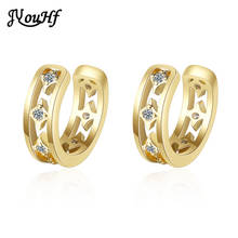 Jyouhf novo 925 prata esterlina orelha cuff brincos para as mulheres simples pequena prata ouro cor clipe brincos sem piercing jóias 2024 - compre barato