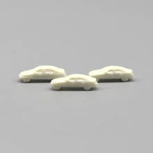 100pcs/lot 1:500 Scale ABS Plastic White Car Toys Miniature Unpainted DIY Cars For Diorama Tiny Architectural Scenery Making 2024 - buy cheap