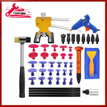 Kit de ferramentas para reparo de amassados de carro, puxador com abas adesivas, ferramentas com cola, bastões de cola 2024 - compre barato