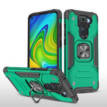 Funda armadura a prueba de golpes para Xiaomi Redmi Note 9 Note9, protector militar de lujo, soporte magnético para coche 2024 - compra barato