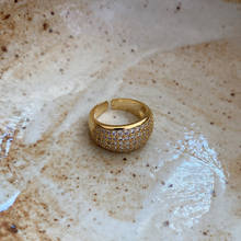 SHANICE-anillo abierto de plata de ley S925 para mujer, anillo de circonia cúbica completa, Micro pavé, anillo de compromiso, joyería de arco de boda 2024 - compra barato