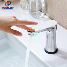 SOGANRE Smart Touch Basin Faucets Stainless Steel Touch Sensor Sensitive Bathroom Faucet New Design Touch Control Faucet Mixer 2024 - buy cheap