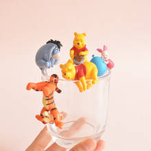 Figuras de acción de Winnie the Pooh para niños, muñecos de Anime de dibujos animados, Winnie Pooh, Piglet Eeyore, modelos de juguetes, regalos 2024 - compra barato