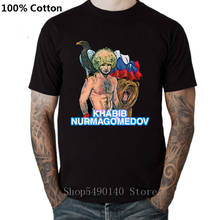 Camiseta MMA Khabib Time TShirt The Eagle T-shirt 2020 Newest Fashion Design Khabib Nurmagomedov T Shirt men Cotton fighter Tees 2024 - buy cheap
