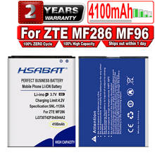 HSABAT 4100mAh Li3730T42P3h6544A2 Battery for ZTE MF286 MF96 MF96U Z289L T-mobile Sonic 2.0 2024 - buy cheap