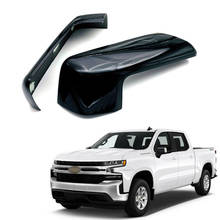 Cubierta de espejo retrovisor lateral de coche, decoración embellecedora para 2019 2020 Chevrolet Silverado 1500 y para GMC Sierra 1500, negro, 2 uds. 2024 - compra barato