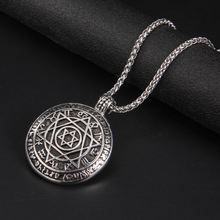 Supernatural Star of David Zodiac Constellation Men's Pendant Necklace Vintage Stainless Steel Solomon Talisman Chain Jewelry 2024 - buy cheap