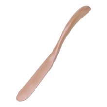Деревянный нож для масла в японском стиле, столовые ножи с мармеладом, посуда с толстой ручкой 2024 - купить недорого