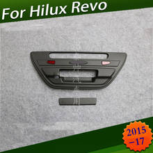 Car Accessories ABS BLACK Tail Gate Cover For Toyota Hilux SR5 Revo Rocco 2016-2019 2024 - compre barato