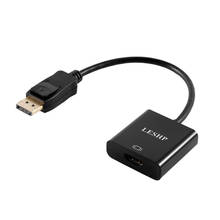 LESHP 4K Resolution Active DP to HDMI DisplayPort to HDMI Male to Female Adapter Support Eyefinity Technology 2024 - buy cheap