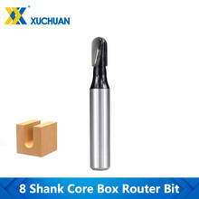 Core Box Router Bit Corner Rounding Router Bits Tungsten Carbide Cutter Wood End Mill 8mm Shank Woodworking Edging Router Bit 2024 - buy cheap