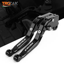 LOGO YZFR3 Adjustable Brakes Clutch Levers Handle Bar For YAMAHA YZF R3 2015 2016 2017 2018 2019 2020 2021 2024 - buy cheap