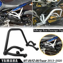 for Yamaha MT FZ 09 Tracer MT-09 FZ-09  MT09 FZ09 Motorcycle Black White Sub-cage Subcage Stunt Rear Passenger Peg Support MT 09 2024 - buy cheap