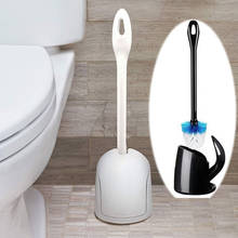 Toilet Brush with Holder Handle Soft Bristles Bathroom Cleaning Set Wall Mounted Floor Standing Toilet Bowl Brush Cleaning Tool 2024 - buy cheap