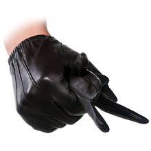 men cool real leather back three lines unlined real leather lambskin gloves 2024 - buy cheap