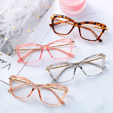 New Fashion Square Glasses Frames Women Trending Styles Brand Optical Computer Glasses Cat Eye Glasses Frame for Myopia Glasse 2024 - buy cheap