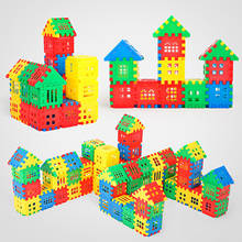 50Pcs/set Creative Baby DIY City House Building Blocks Model Figure Construction Bricks Educational Toys For Children Kids Gift 2024 - buy cheap