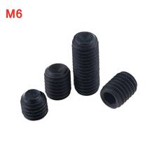 10PCS M6*5 6 8 10 12 16 20 25 DIN916 Black Grade 12.9 Alloy Steel Hex Hexagon Socket Allen Cup Point Grub Screw Set Bolt M6x5 2024 - buy cheap