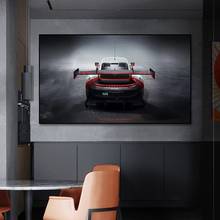 Постер 911RSR с изображением гоночного автомобиля, Картина на холсте, скандинавский Декор для дома, Настенная картина для гостиной, без рамки 2024 - купить недорого