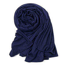 20 cores simples turbantes jérsei hijab cachecol grosso modal envoltório pescoço xales faltas de alta qualidade macio muçulmano cabeça snood 180*80cm 2024 - compre barato