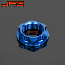 Tuerca de eje de dirección CNC para RMZ250, 04-06, RMX250/S, 92-98, Djebel250XC, DRZ400S/E, DRZ400SM, Motocross, todoterreno 2024 - compra barato