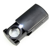 20X 21mm Pull-Type Mini Jewelry Loupe Magnifier Magnifying Glass with LED Light 2024 - buy cheap